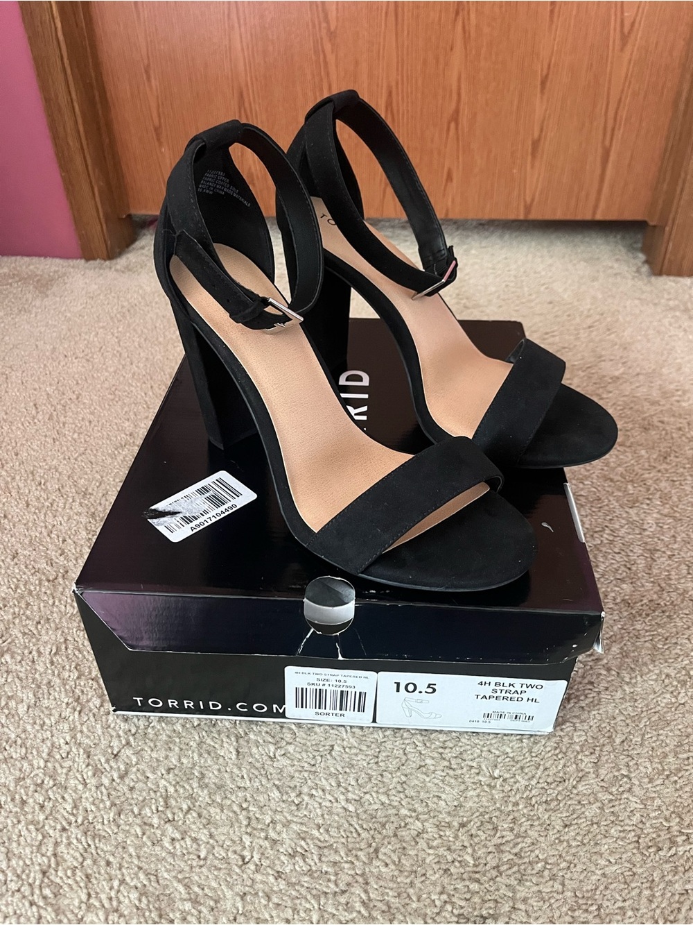 Torrid 2 strap tapered heels